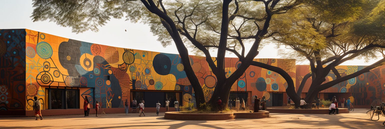 Rolo's educational centers blend African art, architecture with AI