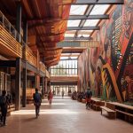 Rolo creates educational centers that blend African art and architecture with modern construction via AI