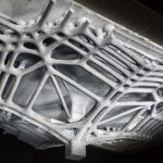 Southeast University architects used 3D-printed formworks to create skeleton concrete structures