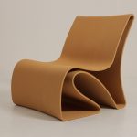 CIRCULA's 3D-printed lounge chair crafted with recyclable bio-composite material