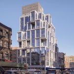 101 West 14th Street's modern facade creates a light and airy feel with fractal geometry