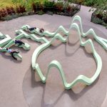 "Born to be Wild" installation resembles an archaeological bearpit from above