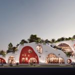 Dalezhiye Kindergarten's organic form is inspired by Leshan region's mountainscape