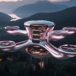 Flying Architecte inspired by the astounding strides in aerial technologies