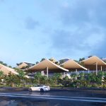 Deep Sea Museum features a stepped roof that serves as a park with greenery