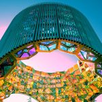 SOFTlab designed a cylindrical pavilion near Google's new HQ in Mountain View, CA