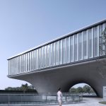 LAND Community Center blends modern lines with traditional elements, embodying the spirit of Xi'an