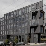 Portland Flatiron features a dynamic design due to its numerous cuts and projections