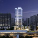 Xiyue Tower integrates various functions into a bamboo-formed building