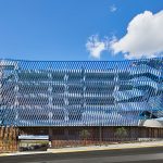 Angle Lake Station portrays an undulating transparent envelope resembling human body movement