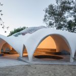 Pavilion E4 features a modern classroom design that can be replicated outdoors