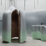 Salon Alper Derinbogaz creates futuristic store design for Reflect Studio