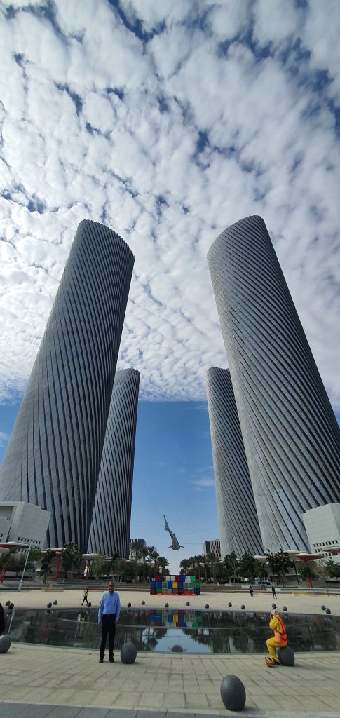 aluminum-clad skyscrapers