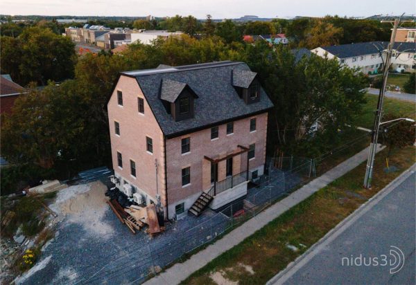 Nidus3D completes North America's first 3D-printed 3-story building