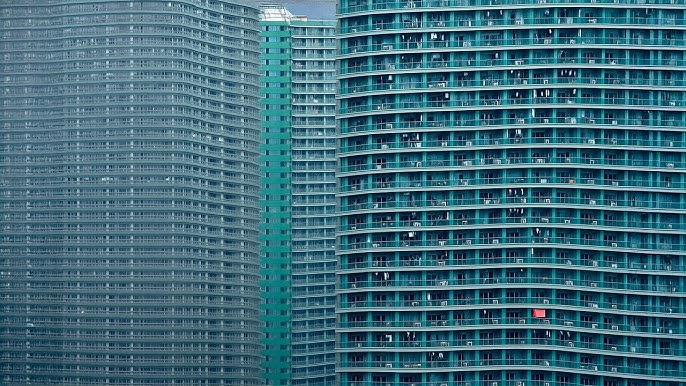 A closer look at the dystopian apartment block in China