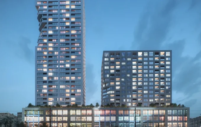 MVRDV’s Modernist Complex by Rotterdam Central Station Construction Update
