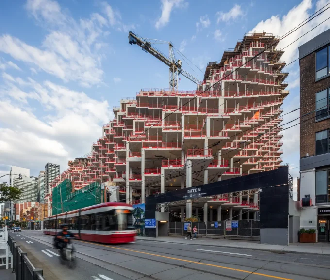 BIG's King Toronto Residences Rising as a Pixelated Hilltop in the City’s Skyline