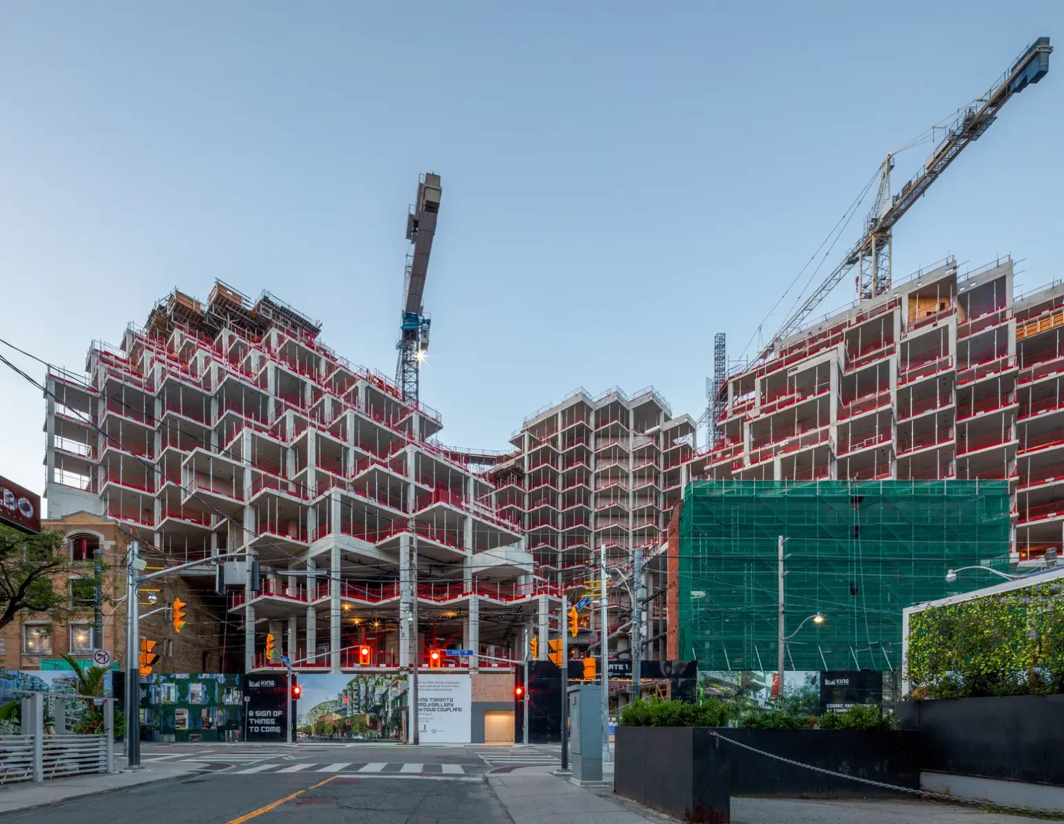 BIG's King Toronto Residences Rising as a Pixelated Hilltop in the City’s Skyline