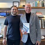 Ben van Berkel of UNStudio, together with Hamid Hassanzadeh during PA Talks interview in Amsterdam