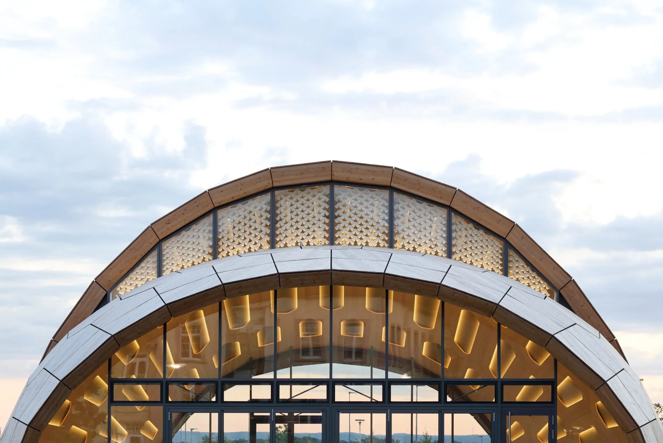 Bioinspired Weather-Responsive Adaptive Solar Gate Installed as Shading for livMatS Shell