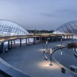 Taiyuan Botanical Garden Domes Showcase the World’s Longest Clear-Span Non-Triangulated Timber Gridshell