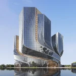 Tencent Helix Shapes Shenzhen’s Skyline with Twisting Towers