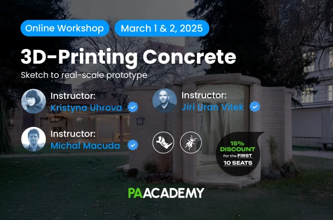 3D-Printing Concrete - Studio Kristýna Uhrová
