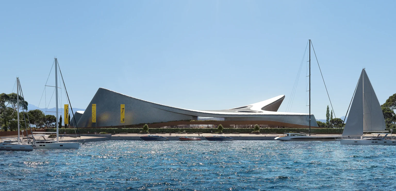 ZHA's Centre of Mediterranean Culture Construction begins