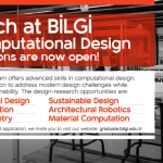BİLGİ University is Now Accepting Applications for M.Arch Program