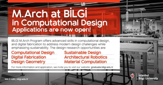 BİLGİ University is Now Accepting Applications for M.Arch Program