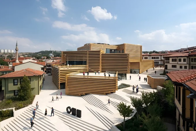 he Odunpazari Modern Museum in Turkey