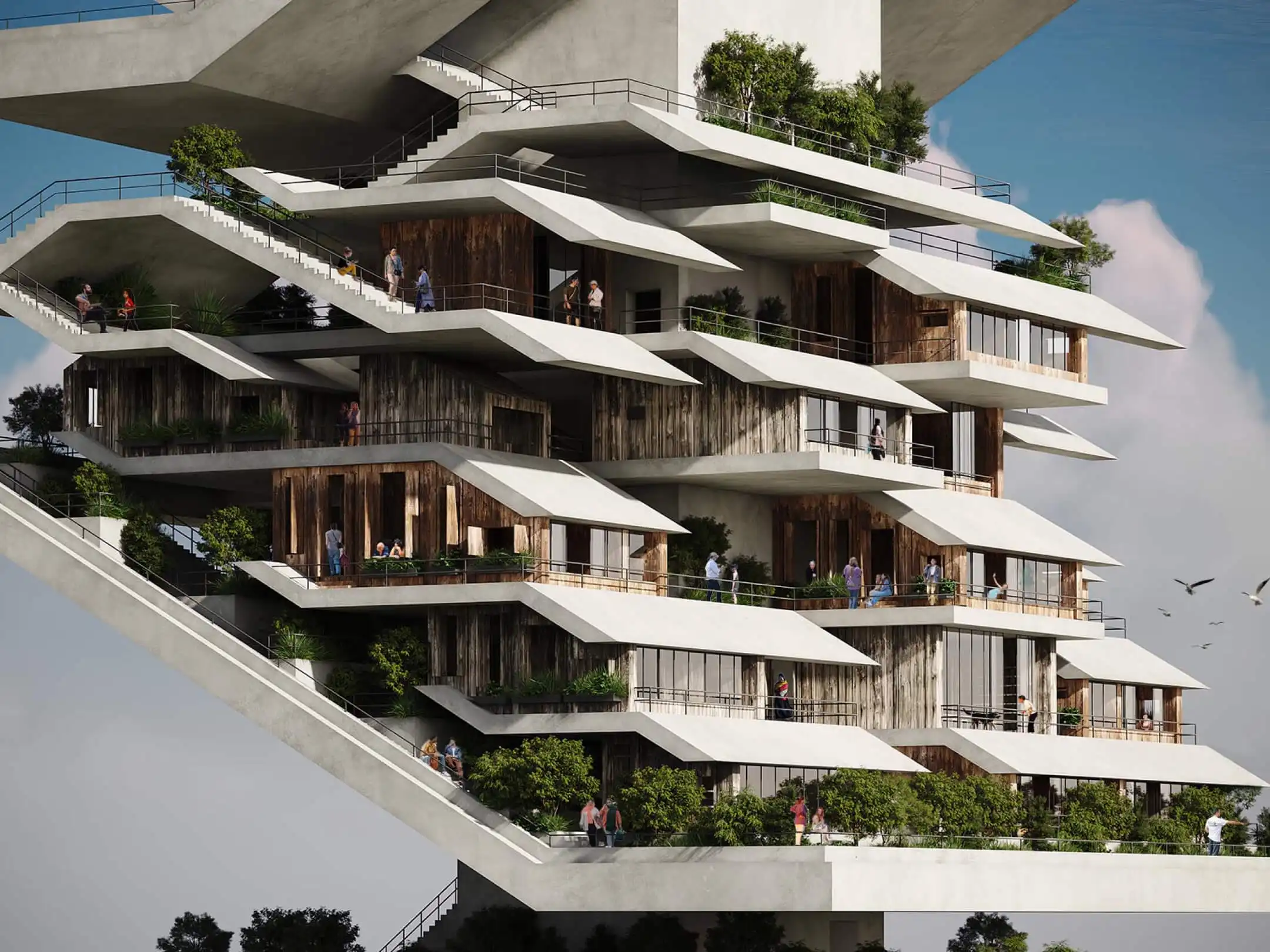 Shoupé Tower Rises as a Vertical Neighborhood Inspired by Iran’s Rice-Farming Heritage 4 Shoupé Tower