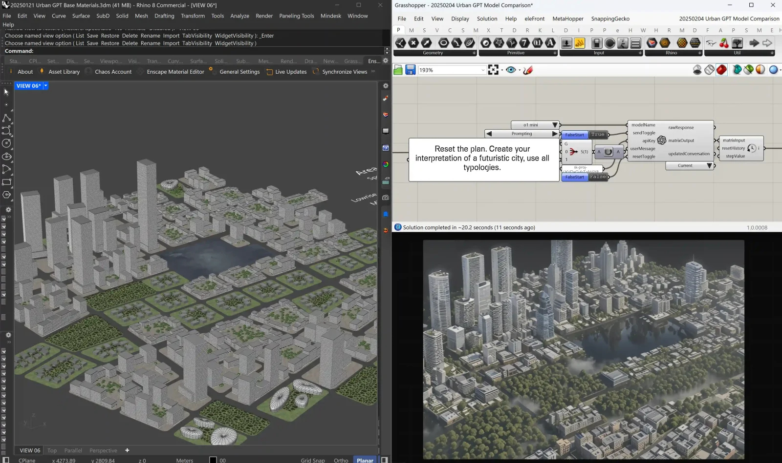Studio Tim Fu's Urban-GPT-Alpha Transforms Text Prompts into 3D Urban Layouts