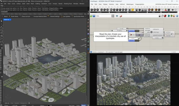 Studio Tim Fu's Urban-GPT-Alpha Transforms Text Prompts into 3D Urban Layouts