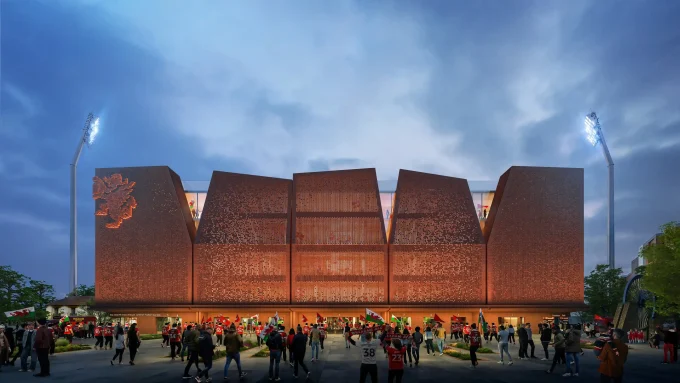 Wrexham AFC Reveal New Kop Stand Designed by Populous