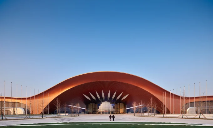 Zaha Hadid Architects Completes Capital International Exhibition & Convention Centre in Beijing