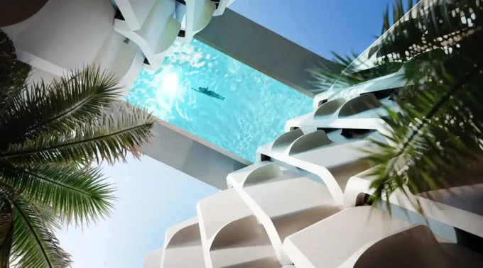 The Delmore, A Sculptural Oceanfront condominium by Zaha Hadid Architects