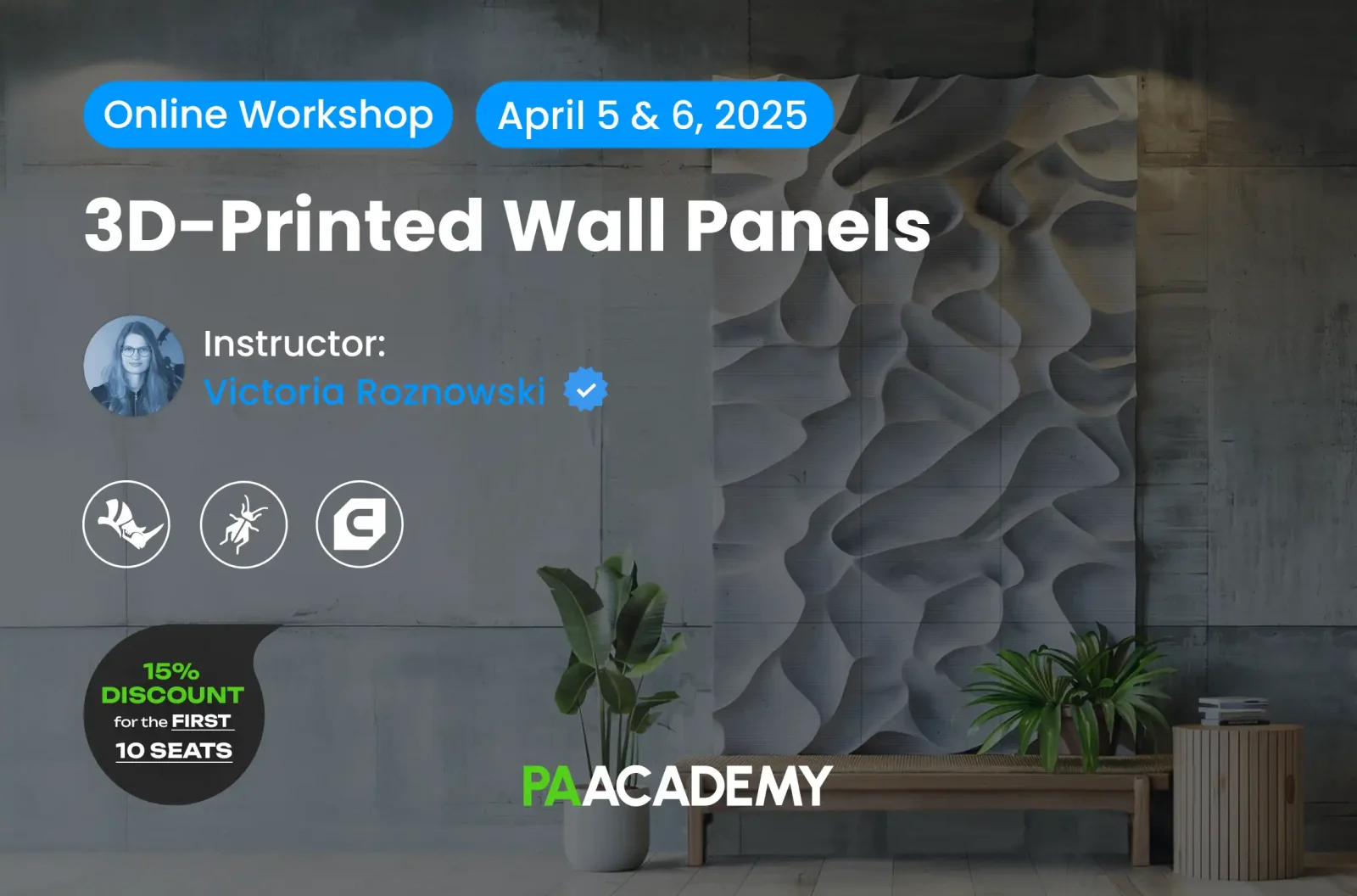 3D-Printed Wall Panels - Studio Victoria Roznowski