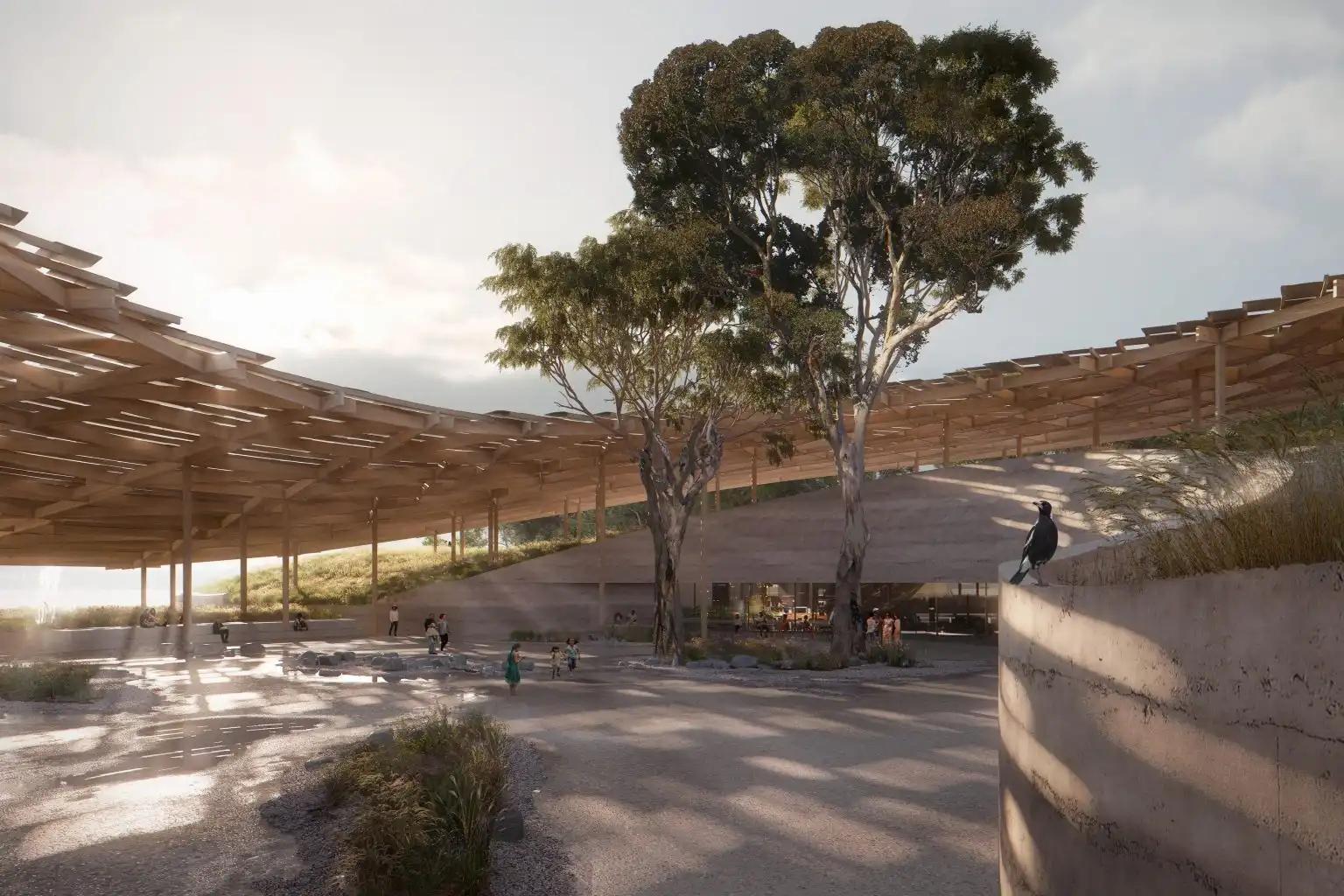 Winning Design Concept for Ngurra Cultural Precinct Highlights First Nations’ History and Traditions 5 Winning Design Concept for Ngurra Cultural Precinct Highlights First Nations’ History and Traditions