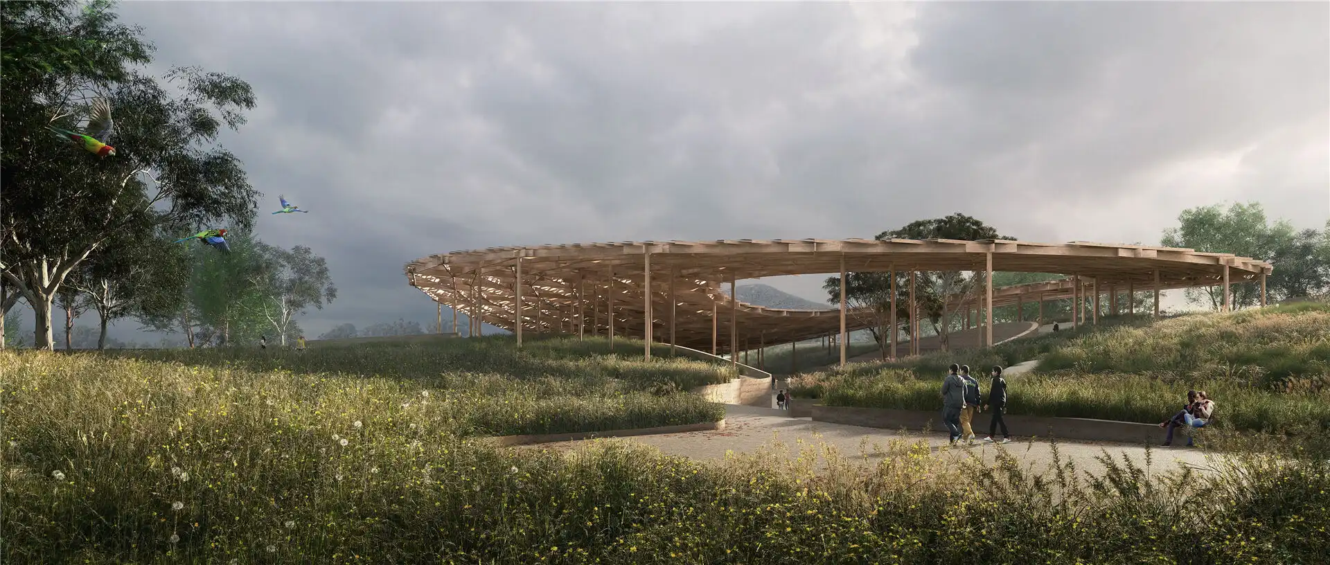 Winning Design Concept for Ngurra Cultural Precinct Highlights First Nations’ History and Traditions 4 Winning Design Concept for Ngurra Cultural Precinct Highlights First Nations’ History and Traditions
