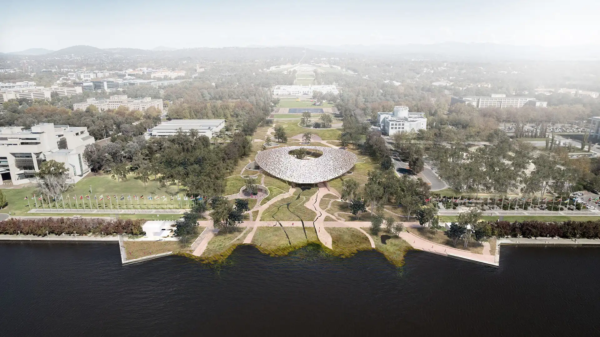 Winning Design Concept for Ngurra Cultural Precinct Highlights First Nations’ History and Traditions 3 Winning Design Concept for Ngurra Cultural Precinct Highlights First Nations’ History and Traditions