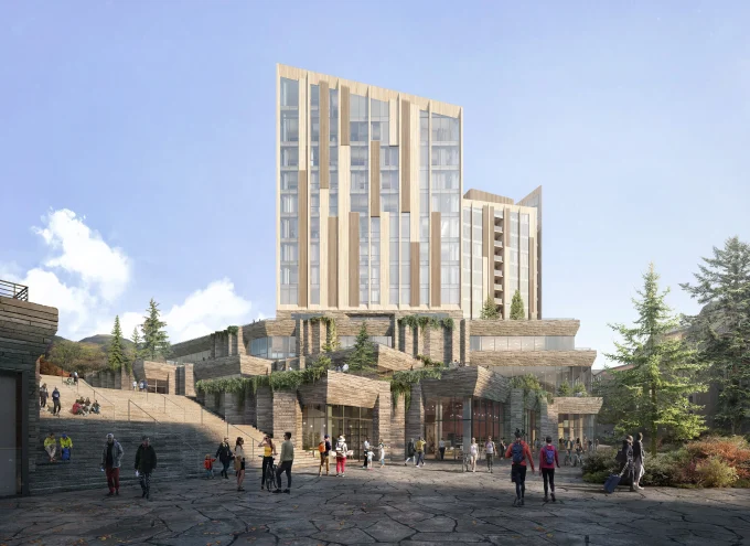 ODA's East Village Expansion, a Posh Portal to the Skiing Heaven in Utah