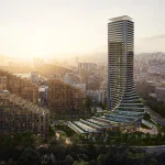 ZHA Sets Footprint in Tbilisi, Georgia with Terraced Cityzen Tower