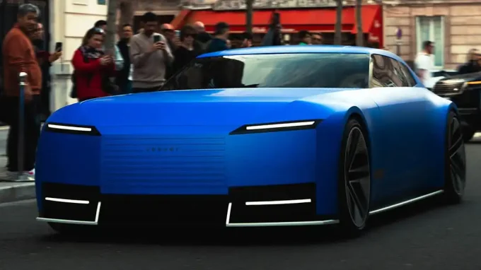 Jaguar Type 00 Takes to the Streets of Paris During Fashion Week