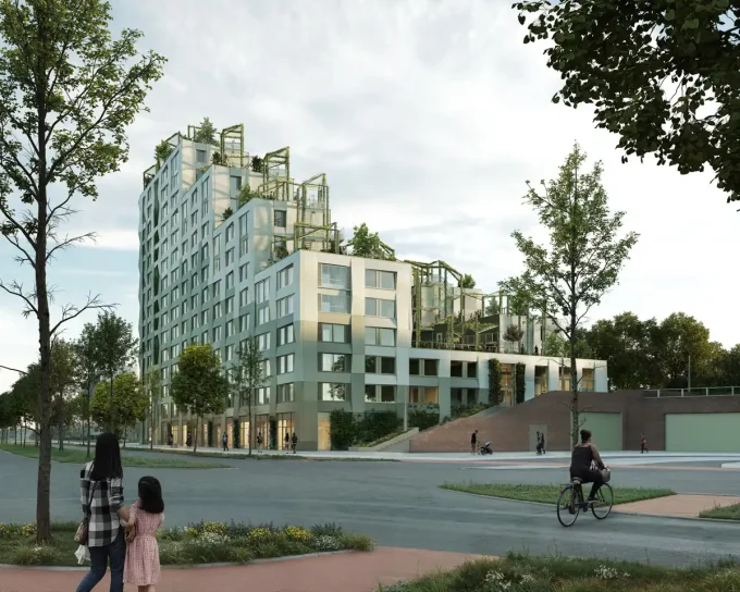 Kop Dakpark: INBO and H3O Architects' Green Revolution in Affordable Housing in Rotterdam