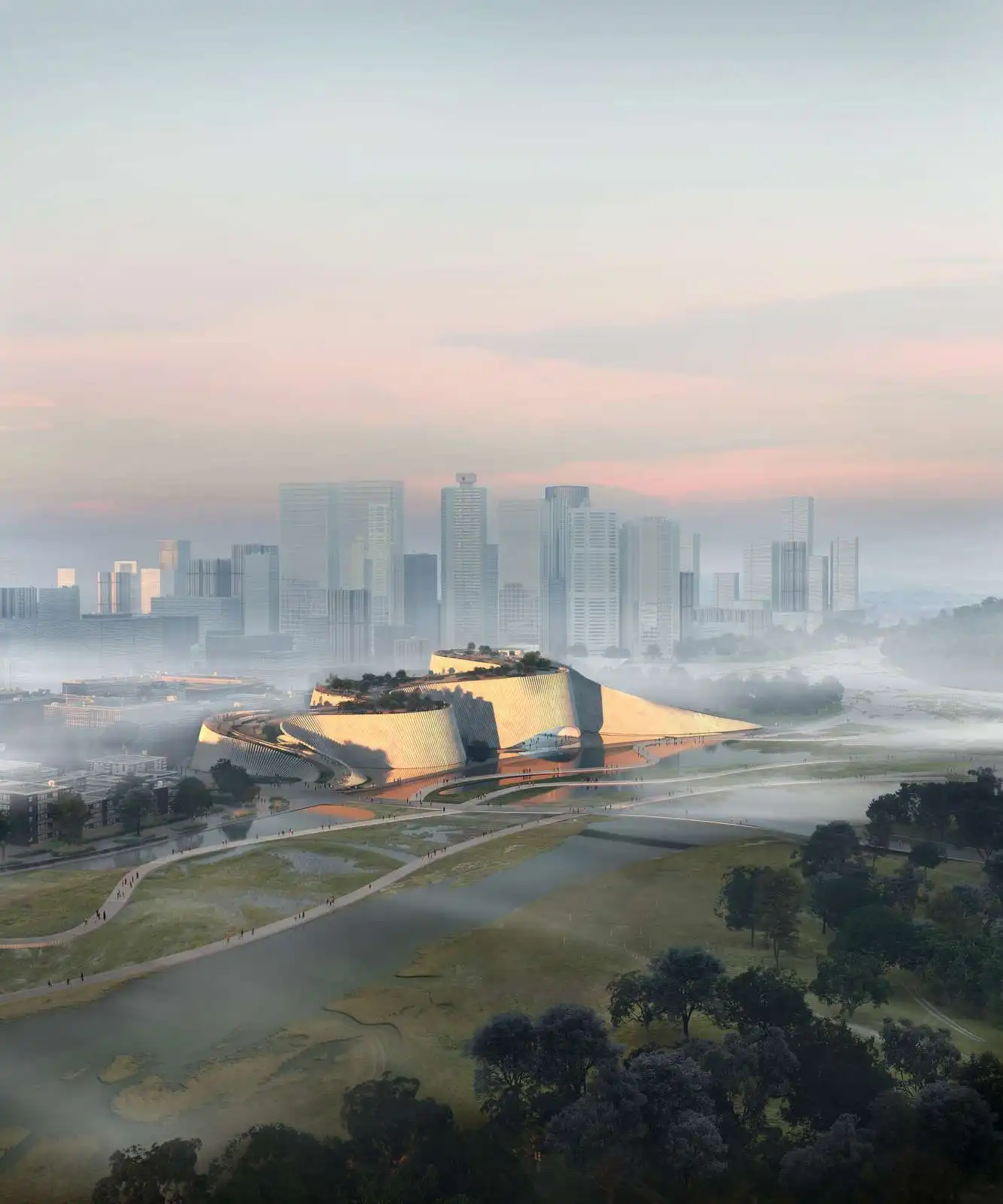 3XN, B+H and Zhubo's Shenzhen Natural History Museum Tops Out in China 6 3XN, B+H and Zhubo's Shenzhen Natural History Museum Tops Out in China