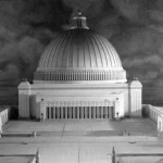 Nuremberg Rally Grounds light work Photo From: US National Archives via World History Encyclopedia