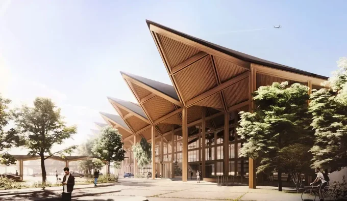 Beta Realities Designs Innsbruck Airport Terminal with Timber and Modularity at its Core