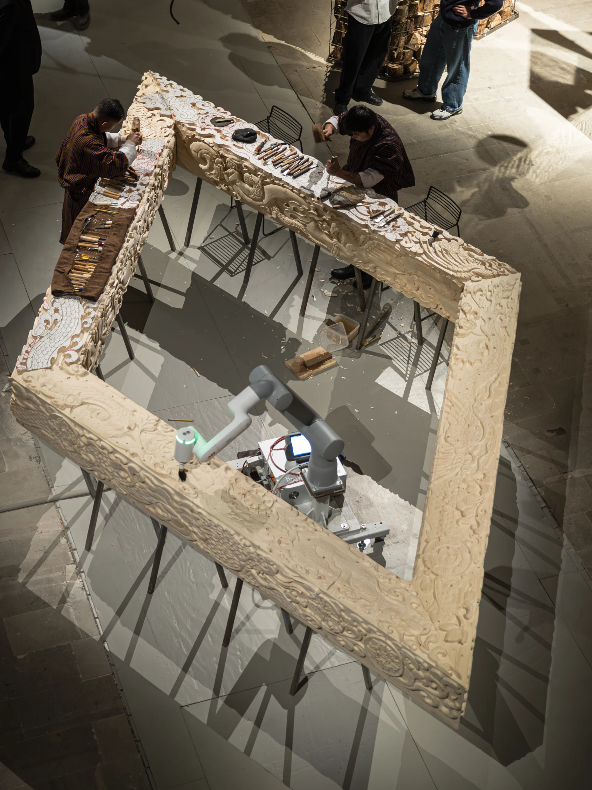 BIG’s Ancient Future Brings Together Bhutanese Artisanship and Robotics at Venice Biennale 7 BIG’s Ancient Future Brings Together Bhutanese Artisanship and Robotics at Venice Biennale