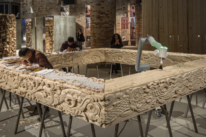 BIG’s Ancient Future Brings Together Bhutanese Artisanship and Robotics at Venice Biennale